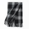 Scarf Female winter student new plaid imitation cashmere warm fringed shawl atmosphere scarf couple