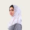 Ethnic Style Rhinestone Pearl Embellished Scarf Shawl Wrap Head Cover Lightweight Winter Accessory