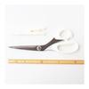 Misasa Right-handed Stainless Steel Cutting Scissors 20cm White with Cap 1 Piece MIS8161