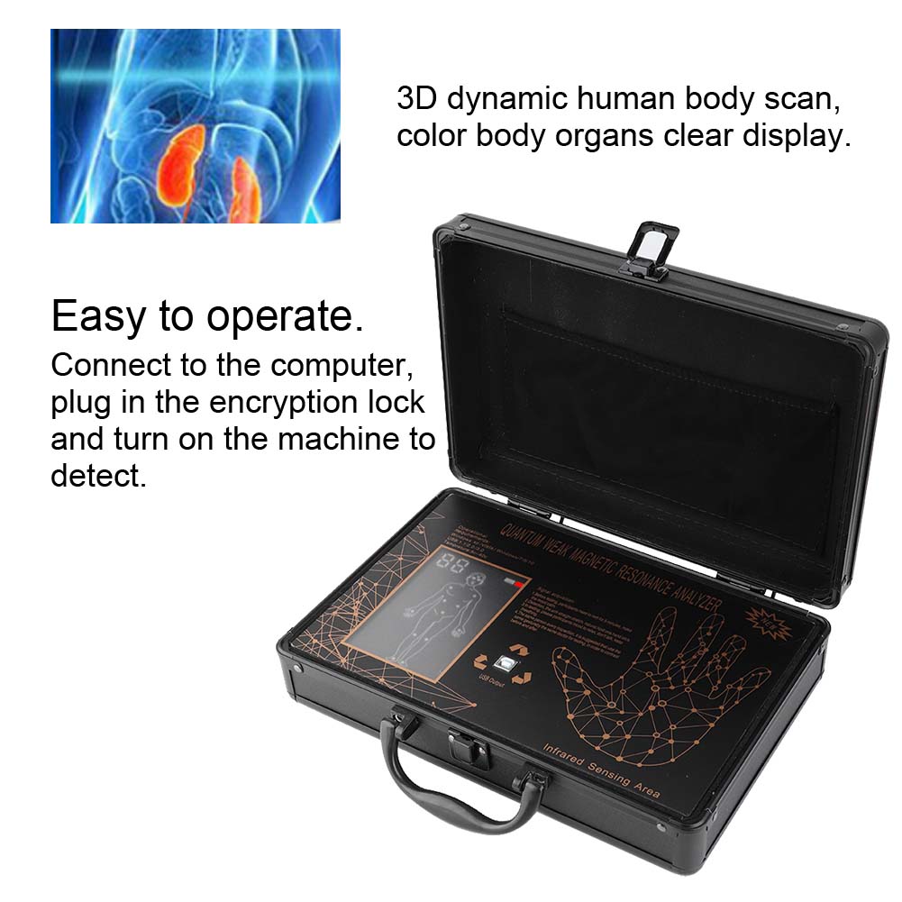 Portable Healthy Quantum Magnetic Resonance Analyzer Subhealth Body Detector