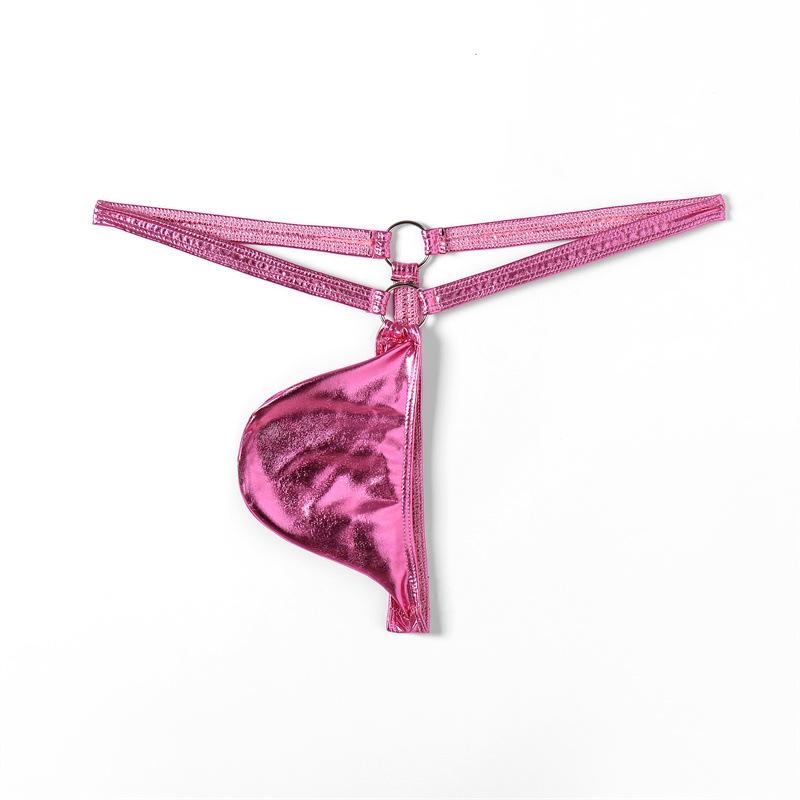 Herrenstring Herren Hüftunterhose Herren Spaß glänzendes Ringdesign Unterwäsche Herren