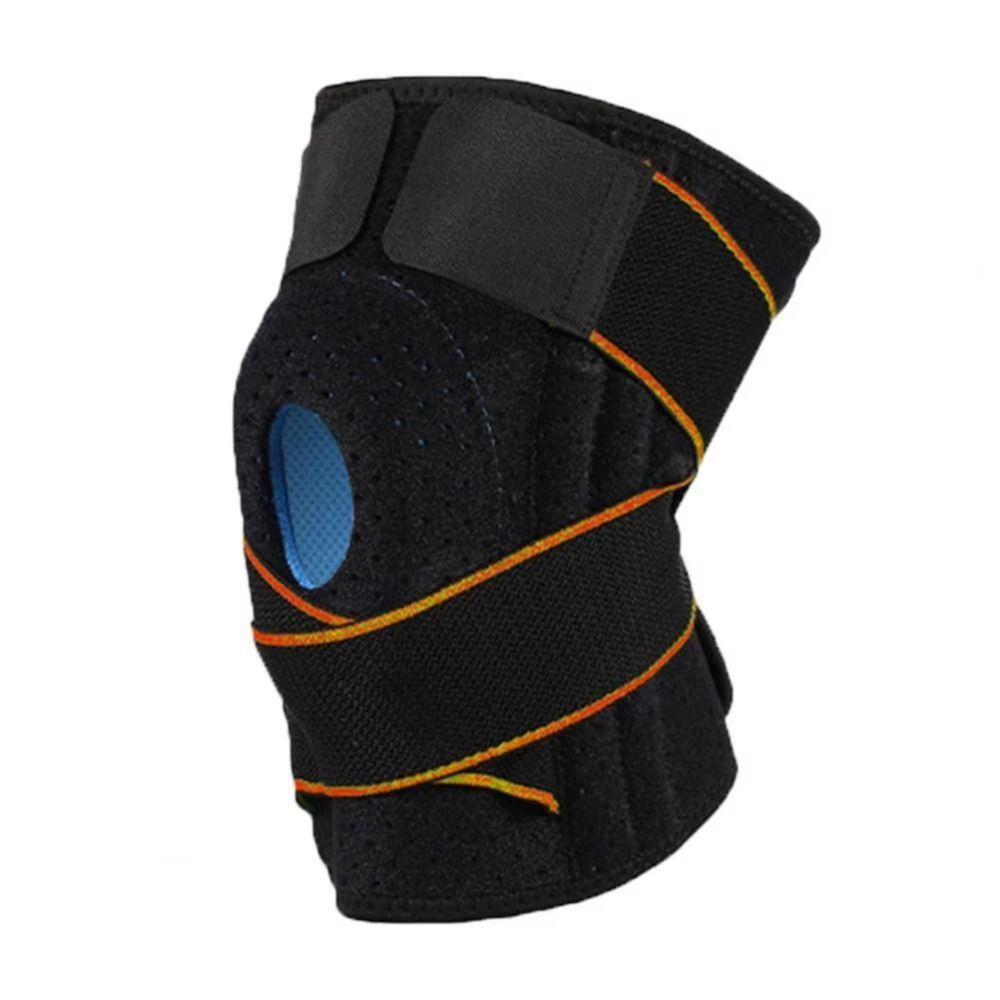 Adjustable Strap Compression Knee Brace Pressurized Elastic Knee Support  Volleyball Protection