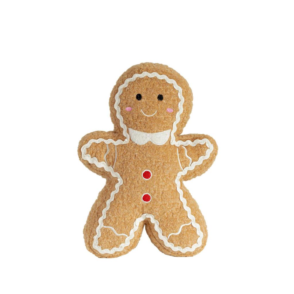 Gingerbread Man Christmas Pillow Cushion Ornament