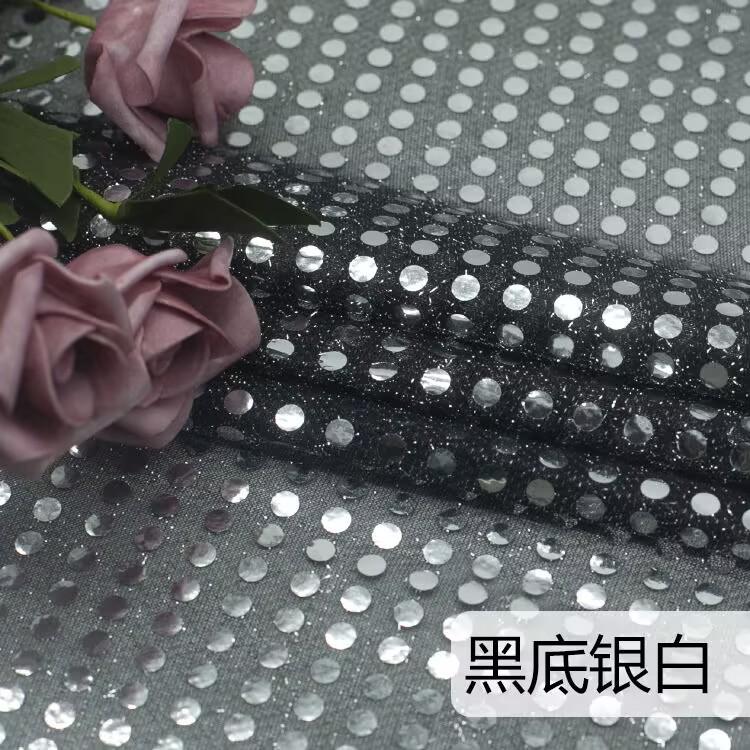 Sequin Fabric Evening Prom Dress By Meters Velvet Reflective Adult's Wedding Dresses Clothes Fabrics Party Special Events