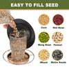 Bird Feeder Outdoor Ironwork Hanging Extendable Bird Feeders Courtyard Sleeve Hummingbird Feeder For Bird Food Dispenser Tool