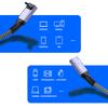 USB C Extension Cable USB C 4 Data Cable 40Gbps Data Speed with PD240W Charging for Enhances Device Connectivity