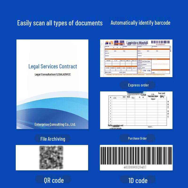 GEPAD A3/A4 16MP Auto-Focus Document Scanner CN plug (adapter included)