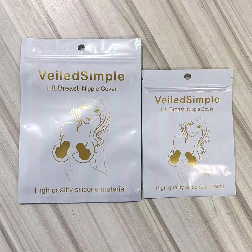 Copricapezzoli Push-Up in Silicone per Donna: Reggiseno Invisibile Senza Spalline Anti-Sporgenza Sollevante per Abiti da Sposa Estivi