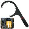 Fuel Filter Wrench Open-End Wrench 4.6-inch Stainless Steel Engine Filter Wrench, Filter Water Separator Wrench
