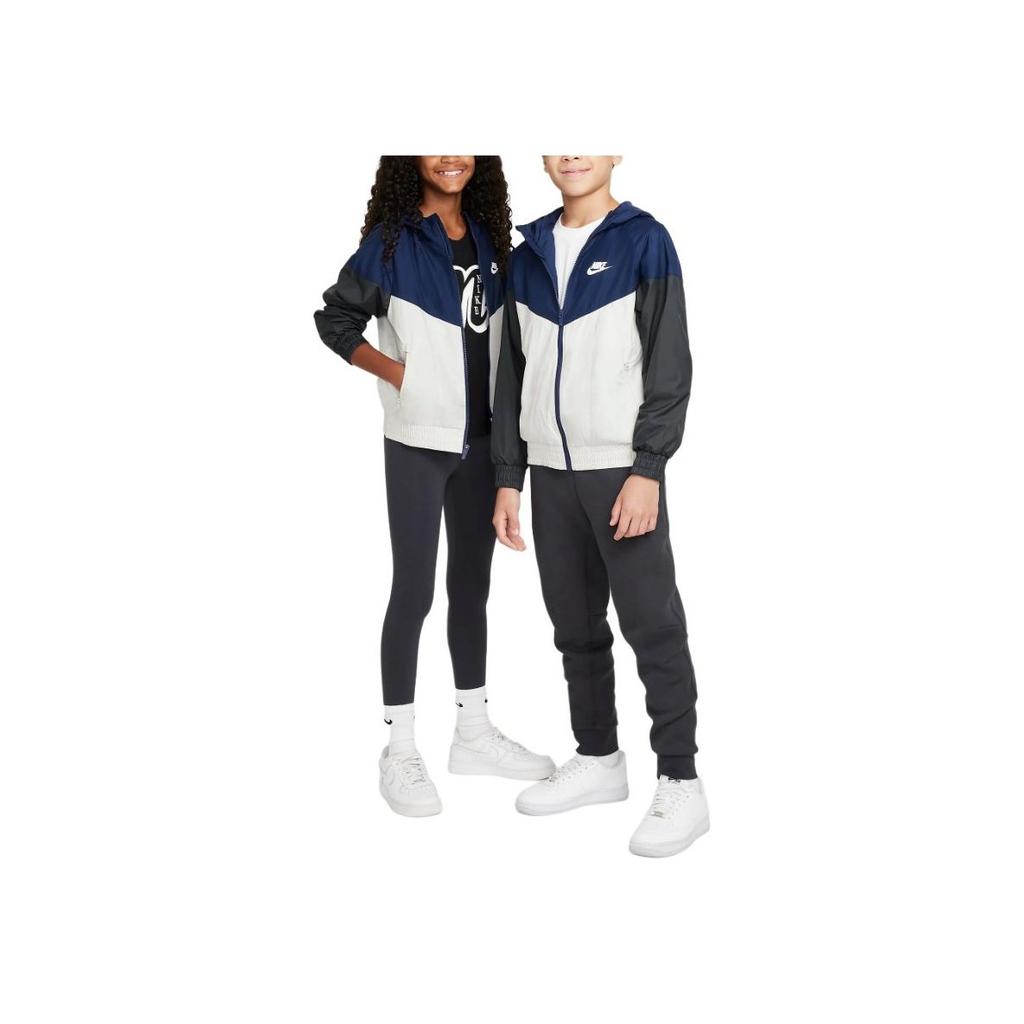 Nike Casual Soft Comfortable Waterproof Jacket Kids Jackets Midnight-Navy FZ5516-410