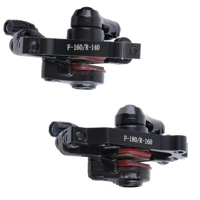Frenos de Disco Delantero y Trasero para Bicicleta Pinza Bilateral Cable de Freno de Disco Freno de Disco Mecánico para Bicicleta de Montaña
