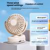 Mini Clip-On Fan, Portable Small Fan for Desktop, Dormitory Electric Fan, USB Fan, Outdoor Camping Fan