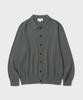 Shirter Cotton Cashmere Cardigan (M/Grey)