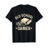 Old School Gamer Vintage Gaming Video Games Controller T Shirt Vintage Washed Stretched Designer Clothes Fashion Unisex