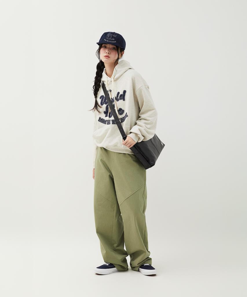 Mimdeowodeulobeu New Rubber Cotton Pants_Khaki