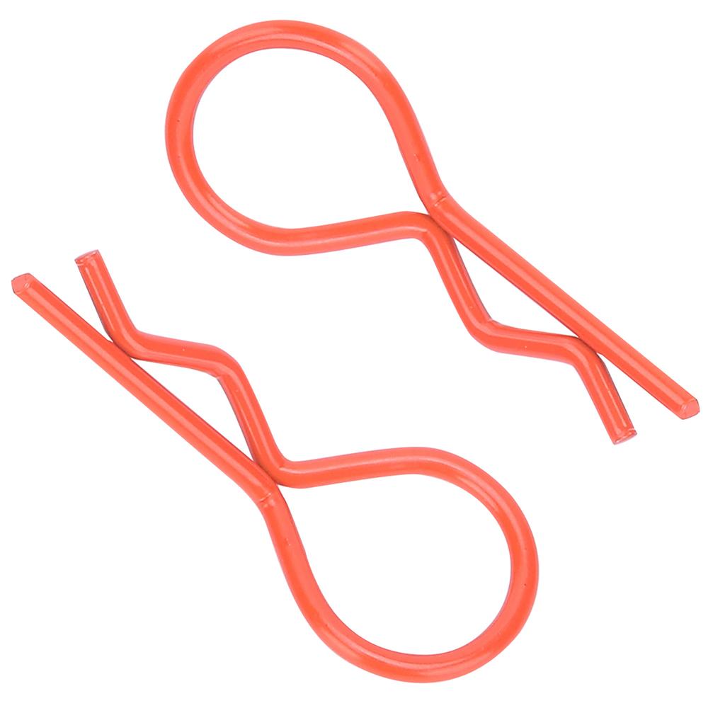 10Pcs 13MM RC Car   Clip RShape Metal Body Clips Pins for 1Celsius5 1Celsius6 1Celsius8 1Celsius10 RC Car(Blue )