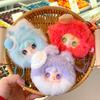 Latest Yooki Mirror Comb Series Plush Pendant  Creative Design Portable Mirror Cute Bag Decoration Pendant Birthday Gifts