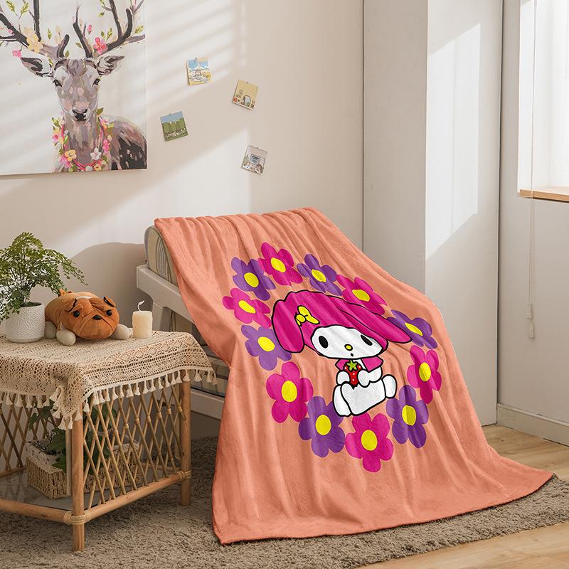 Kulomie Series Flannel Blanket 3D Printed Sofa Blanket Thickened Blanket