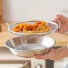 Stainless Steel Frying Oil Strainer Basket with Mesh Heat-Resistant Skimmer for Deep Fryer Cooking