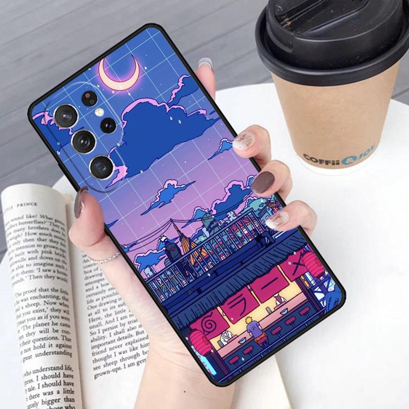 Art Pixel Aesthetic phone case Cover For Samsung Galaxy S24 S25 Ultra S21 S22 Ultra S10E Note 10 Plus Note 20 FE S23