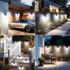 140LED Solar Security Lights Outdoor, Solar Motion Sensor Lights 270ºWide Angle Waterproof Solar Powered Durable Wall Lights Out