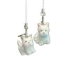 Cute Sweet Plush Cartoon Dog Keychain Pendant for Women Girls Fashion Animal Mobile Phone Backpack Accessories Friendship Gift