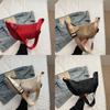 Minimalist Outdoor Single Shoulder Bag With Cable Stitch Urban Style For Daily Use