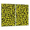 GLASS CUTTING BOARD 2x 30x52 PATTERN