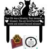 Pet Grave Markers Dog, Metal Pet Metal Memorial Garden Stake, Pets Waterproof Grave Stakes Plaque, Pet Headstone Garden Memorial Graves, Metal Dog