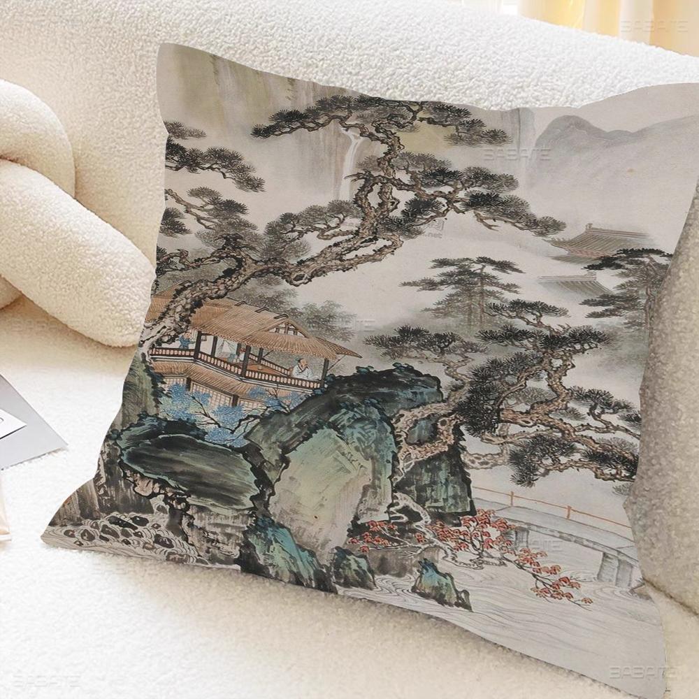 China Painting Personalized Picture Text Home Decorative Pillows Household Gifts 45x45cm