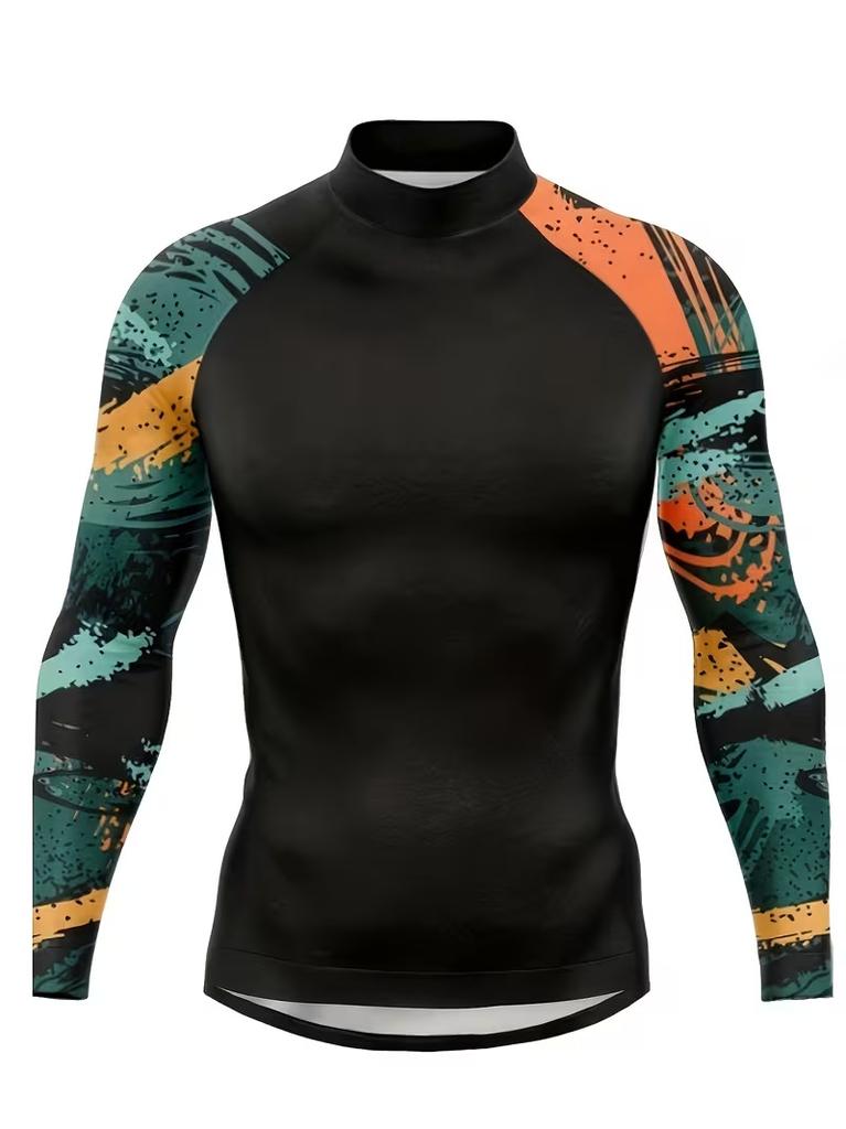 Wetsuit men's and women's split snorkeling swimsuit men's comfortable breathable long-sleeved sun protection quick-drying surf suit jellyfish suit