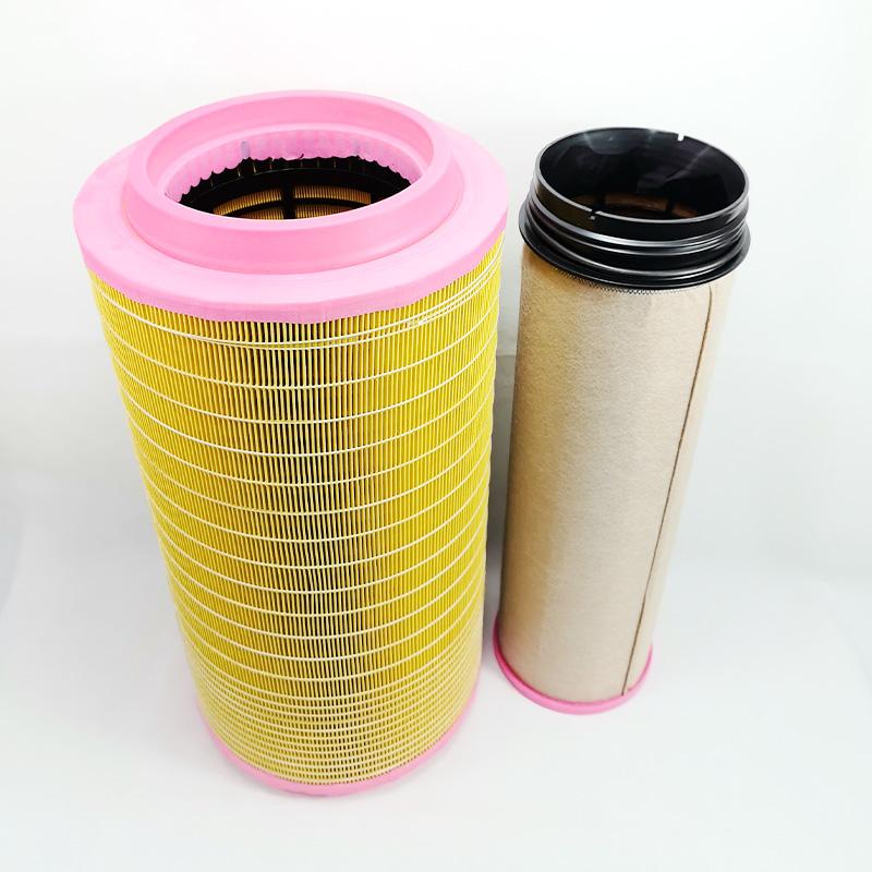 Air Filter Kit C271320 CF1650 81083040104 81084050027 A0040947304 P784456 42537382 Replace for Scania IVECO MercedesBenz Truck