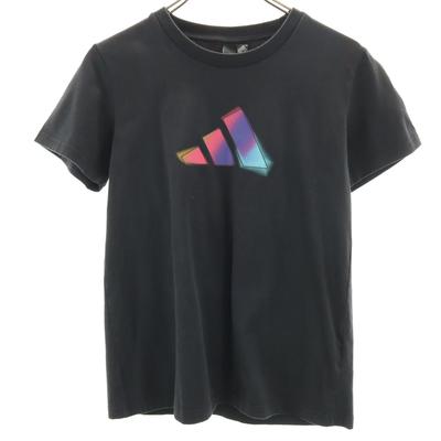Adidas Short Sleeve T-shirt M Black Women Used