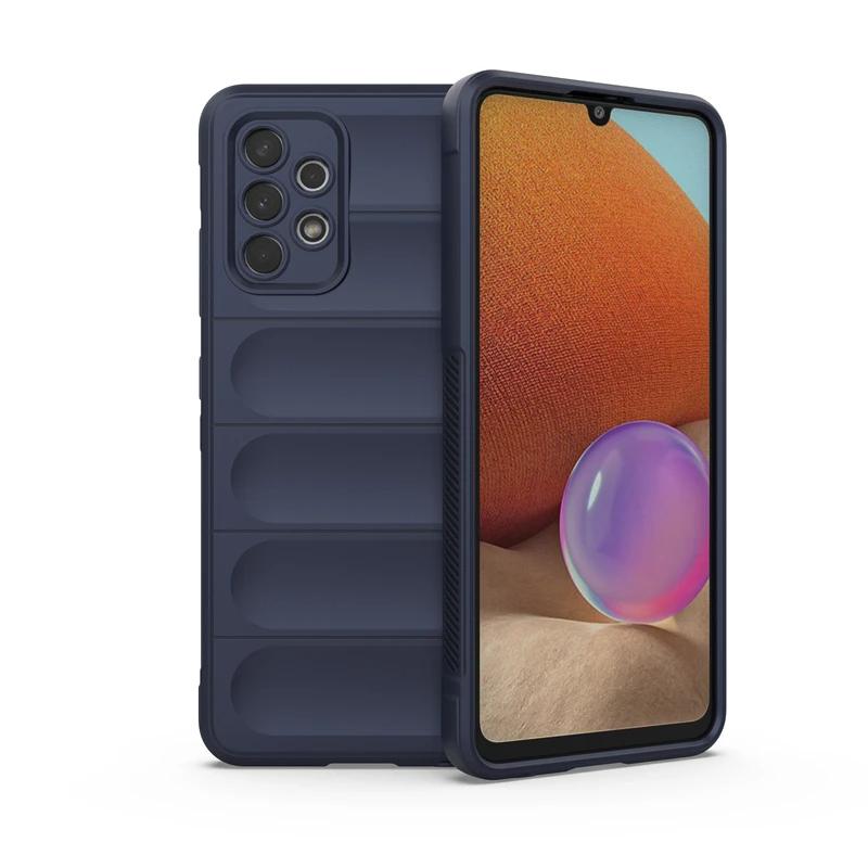 Rückseitenschutzhülle für Samsung Galaxy A32 4G, flüssig-silikon, stoßfest, sturzsicher, Schutzhülle