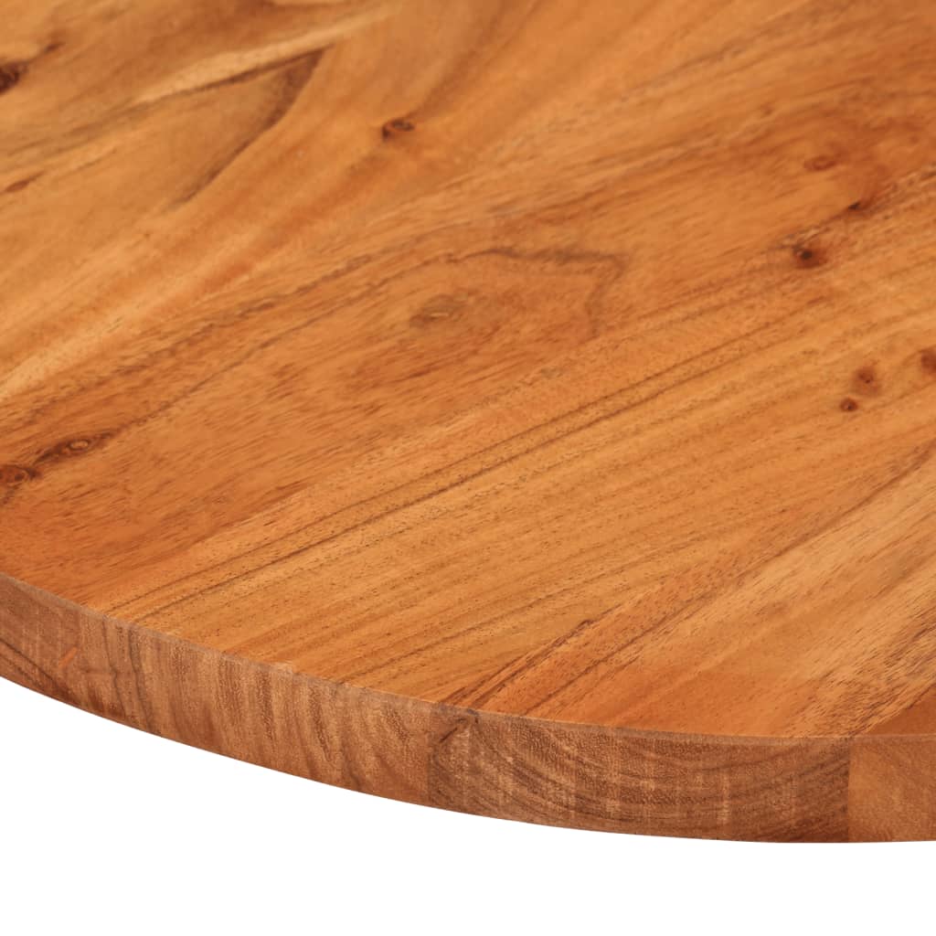 Table Top 100 x 40 x 3.8 cm Oval Solid Acacia Wood