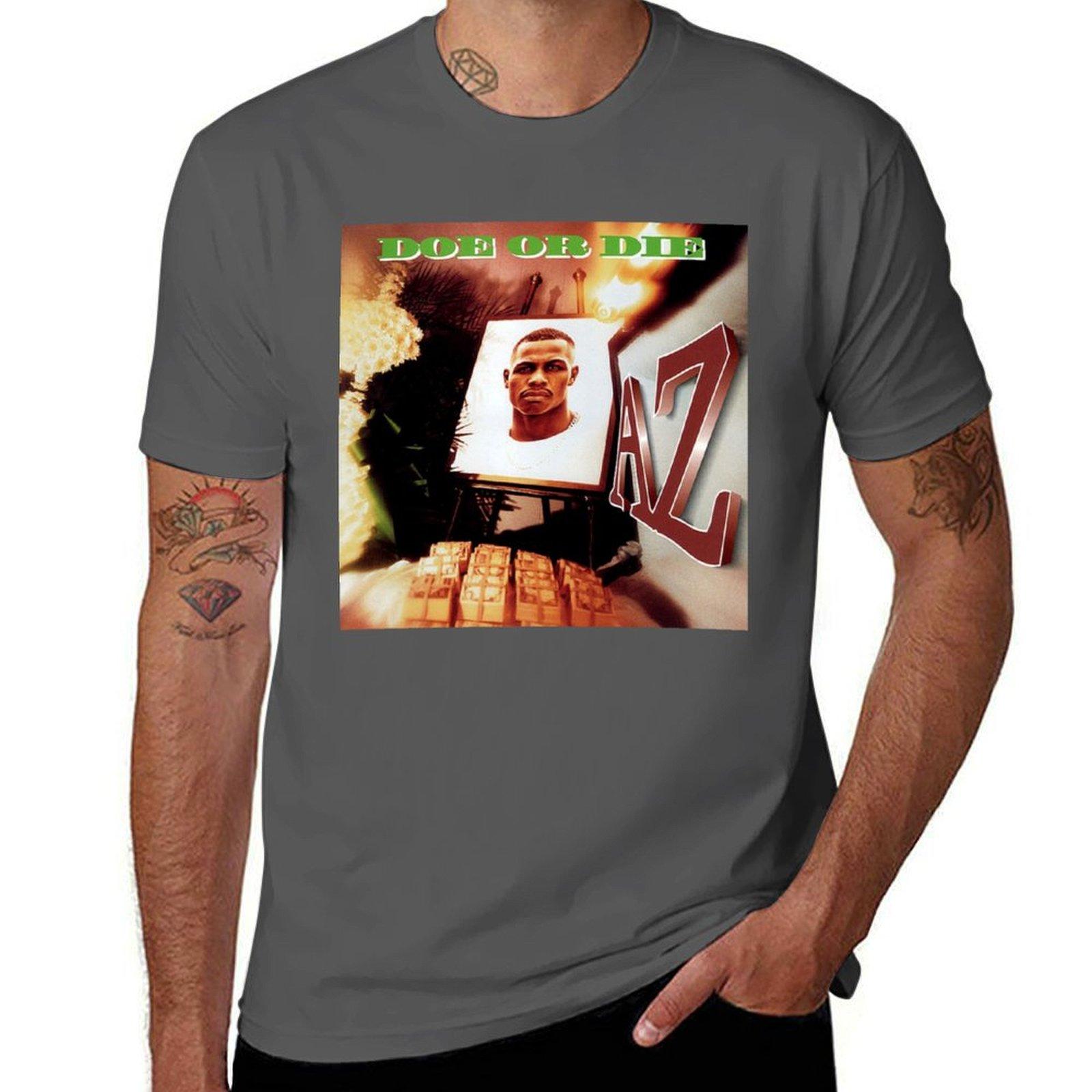 

Doe or die T-Shirt anime tshirt men t shirt cotton 100% cotton tshirt 100% T-Shirt 4XL