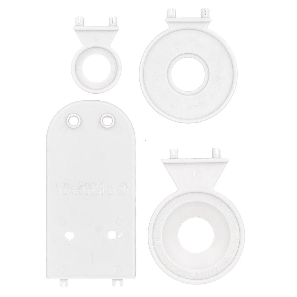 Nasadock Plus, Drying Stand, Tea Bag Storage, White, 1 Nasadock Plus Stand