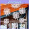High-quality White Snowflake Christmas Tree Ornament Ideal For Festive Celebrations
