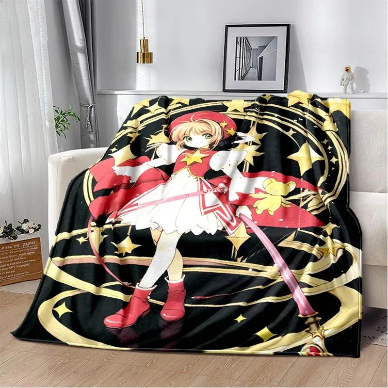 Card Captor Sakura Cartoon Decken Mode Decken Warme Flanell Weiche Bequeme Decke Haus Reise Decke Geburtstagsgeschenk
