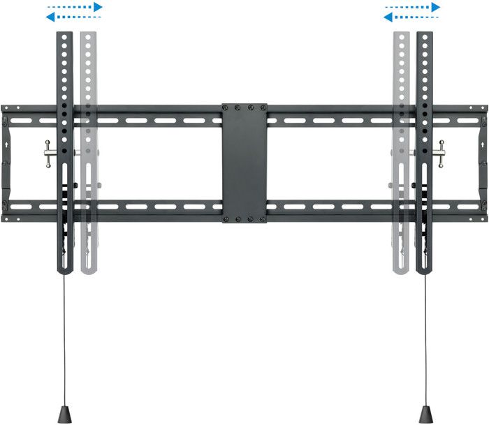 Support mural inclinable - TOOQ - 43" à 90" - VESA 200x200 à 800x400 mm - 70 kg max - Inclinaison +3°/-12°