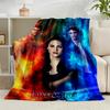 1PC Vampire Saga Romance Flannel Blanket Gift, Suitable for Both Men And Women, Soft Ideal for Beds And Sofa, Birthday Or Christmas Gift