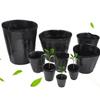 WCIC 100pcs Nutrition Pots Nursery Pots Raising Bag Plant Seedling Black Plastic Pouch