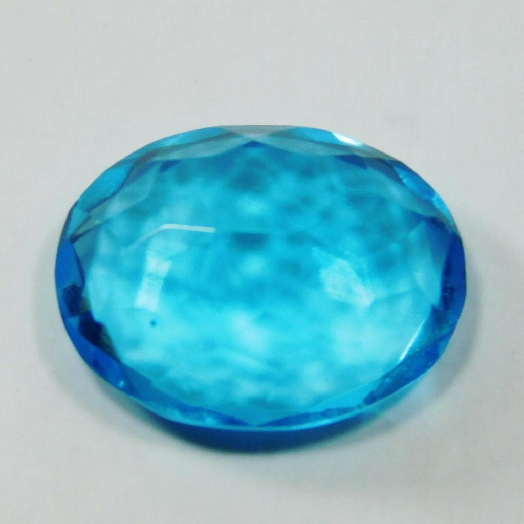 Natural Blue Aquamarine Loose Gemstone Oval Shape 8 Ct for Jewelry Making and Gem Collections