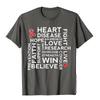 Heart Disease Awareness TShirt Support Walk Tee Beach Tops Shirts For Men Cotton T Shirts Vintage Fashion