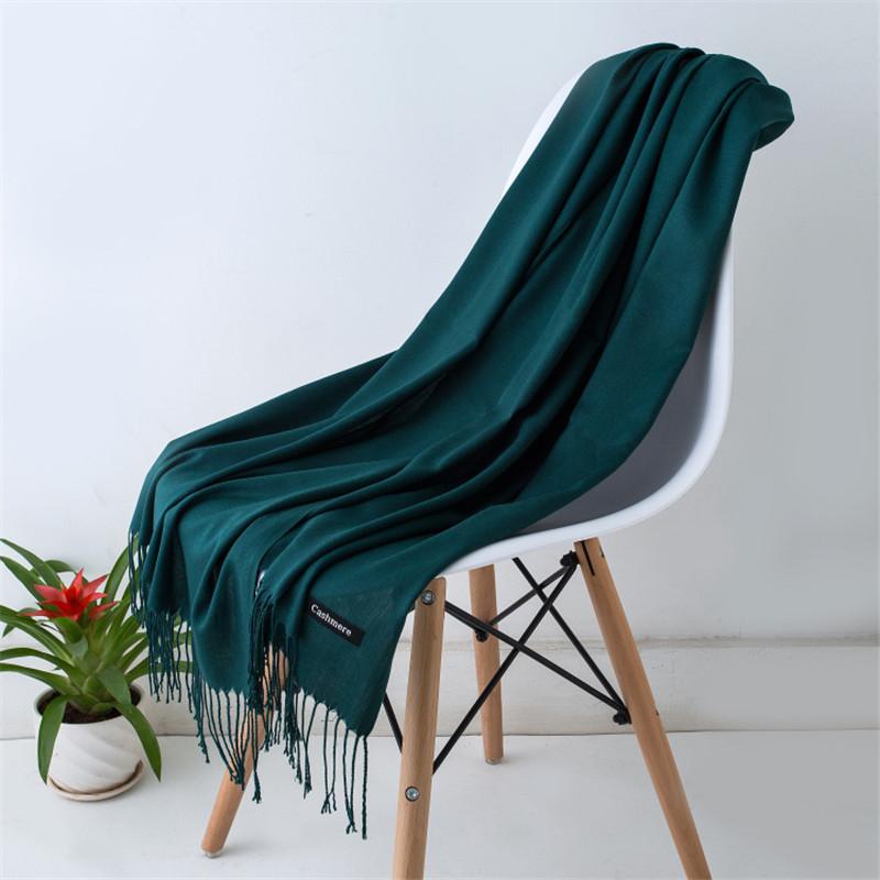 Summer Women Hijab Scarf Thin Shawls And Wraps Lady Solid Female Hijab Stoles Long Cashmere Pashmina Foulard Head Scarves