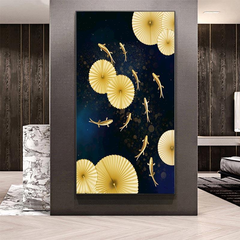 Koi Fish Posters And Prints Modern Luxury Canvas Paintings Animal Pictures Wall Art For Living Room Modern Home Decor No Frame