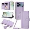 Flip Wallet Case for iPhone 17 16 Pro Max 17e 16e Air, Leather Card Holder Cover with Magnetic Clasp, Stand, Shockproof Case