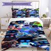 3pcs Duvet Cover Set (1*Duvet Cover + 2*Pillowcase, Without Core), Cosmic Bot Crew Print Soft All‑Season Bedding Set, Home Bedroom Decor Gift