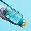 1PC Cute Kids Water Bottle with Straw and Handle Portable Drinking Bottle Cup Free BPA Leakproof Outdoor  School Water Bottle