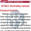 SI7021 Temperature and Humidity Sensor Features a High-precision I2C Interface and an Industrial-grade SI7021-A20-GM1R Module